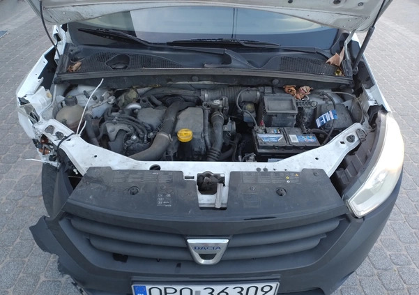 Dacia Dokker cena 6500 przebieg: 294500, rok produkcji 2013 z Krapkowice małe 79